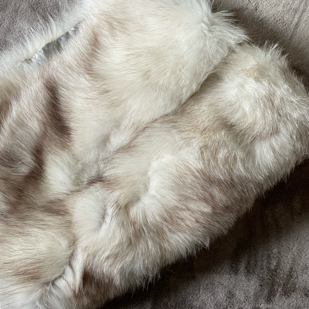 Vintage Fur Shrug Shawl
